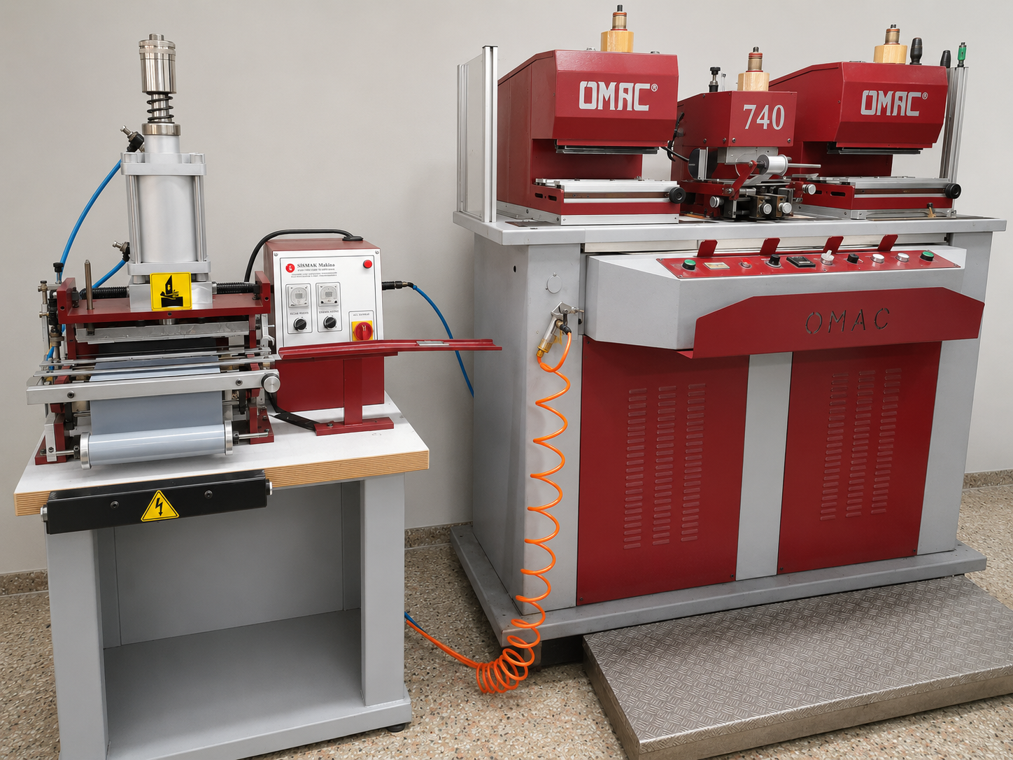 Branding and belt sizing machinery