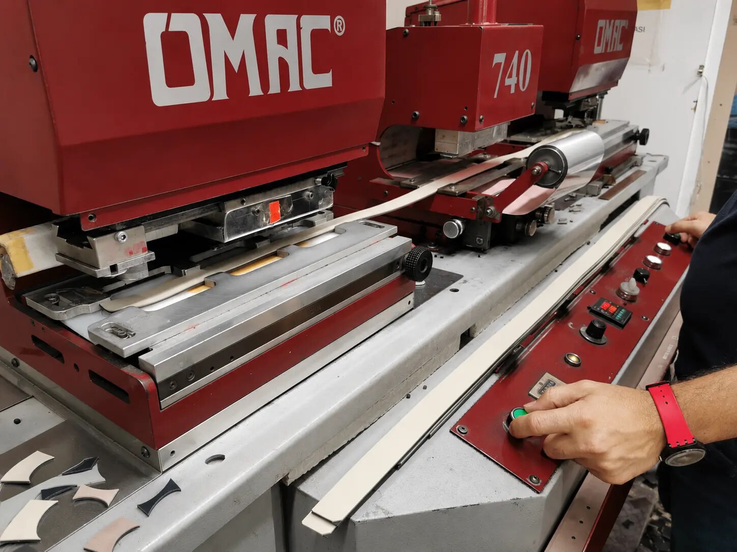 Branding, punching and tip cutting