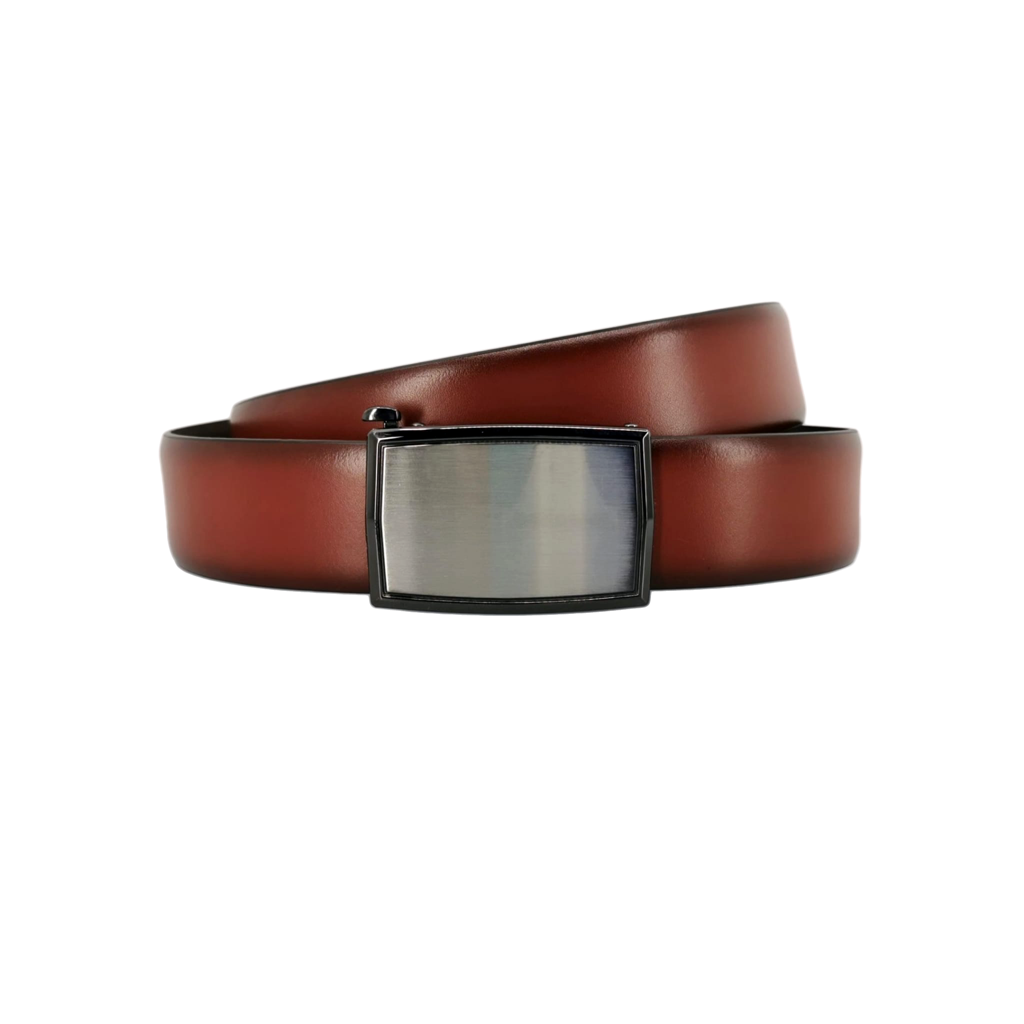 Klassische Ledergürtel für Herren — Automatic Buckle