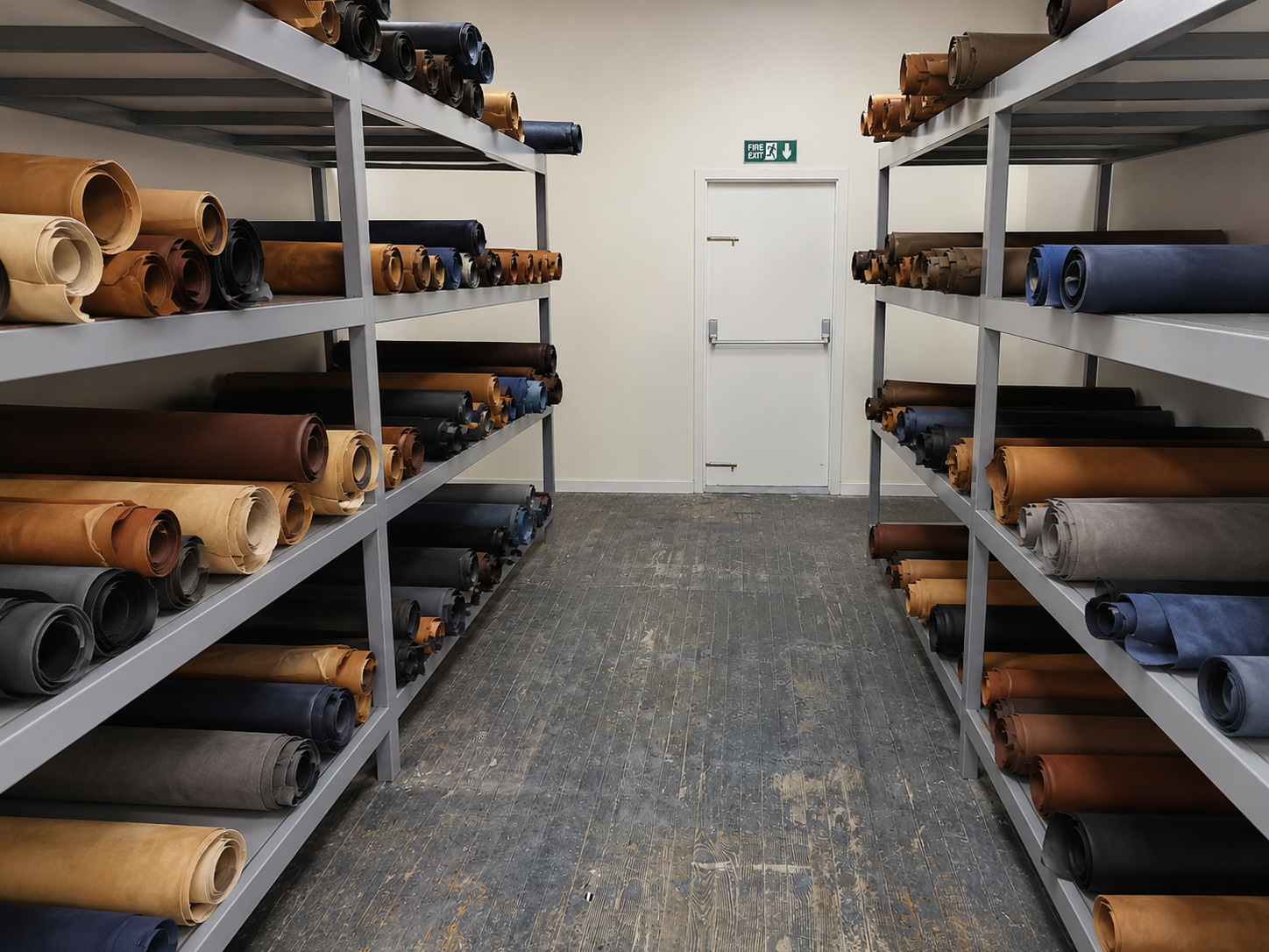 Rolled leather